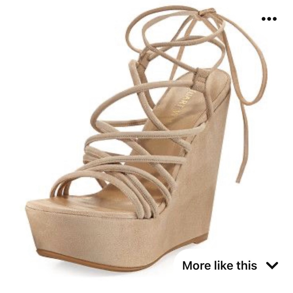 Stuart Weitzman Histrung Wedge Heels with Box
